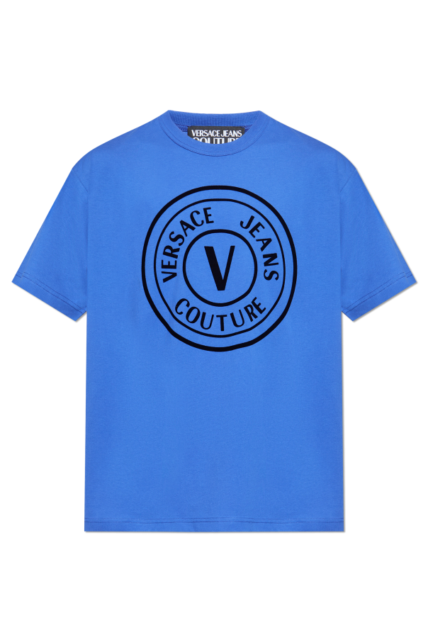 Versace Jeans Couture T-shirt with a velvet finish print