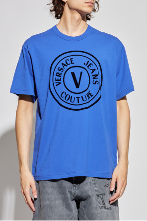 Versace Jeans Couture T-shirt with a velvet finish print