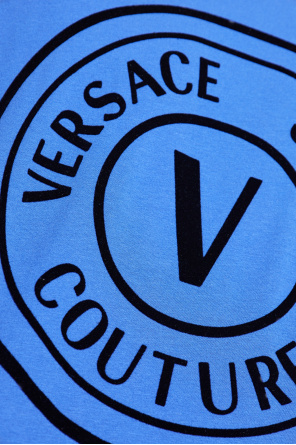 Versace Jeans Couture T-shirt with a velvet finish print