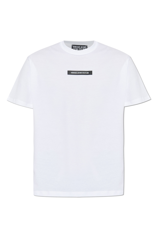 T-shirt with logo patch od Versace Jeans Couture