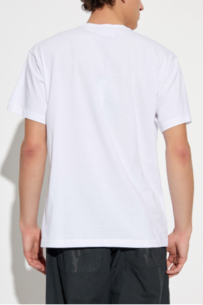 Versace Jeans Couture T-shirt z naszywką z logo