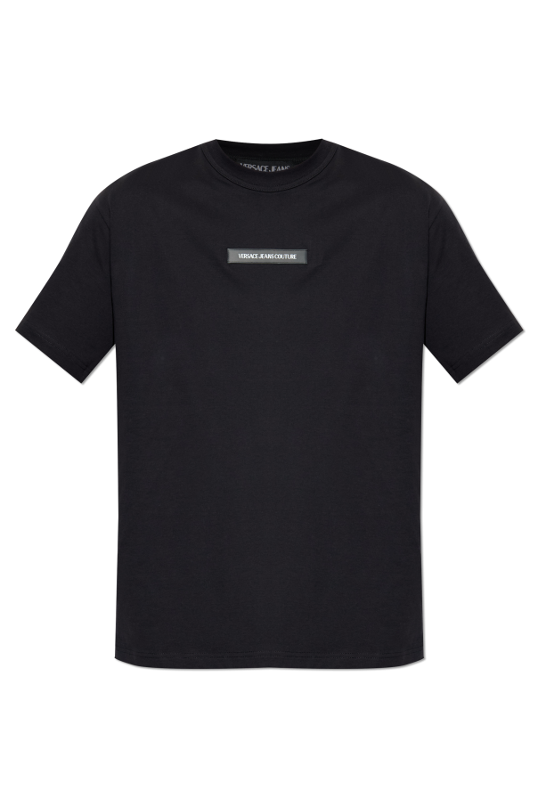 T-shirt with logo patch od Versace Jeans Couture