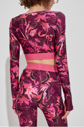 Versace Jeans Couture Short top with long sleeves