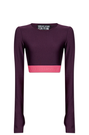 Short top with long sleeves