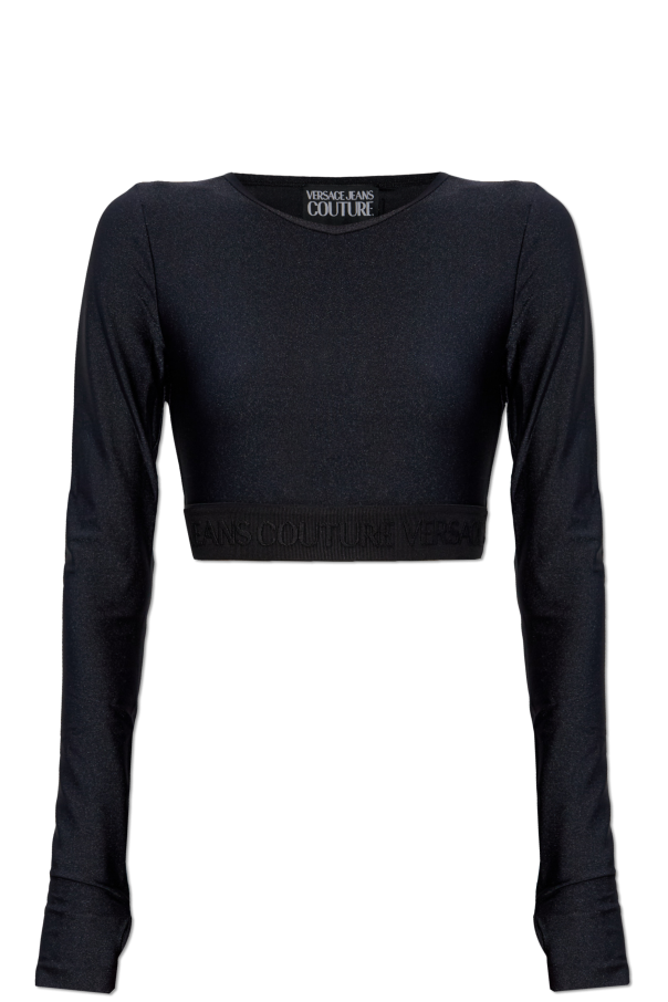 Cropped top with long sleeves od Versace Jeans Couture