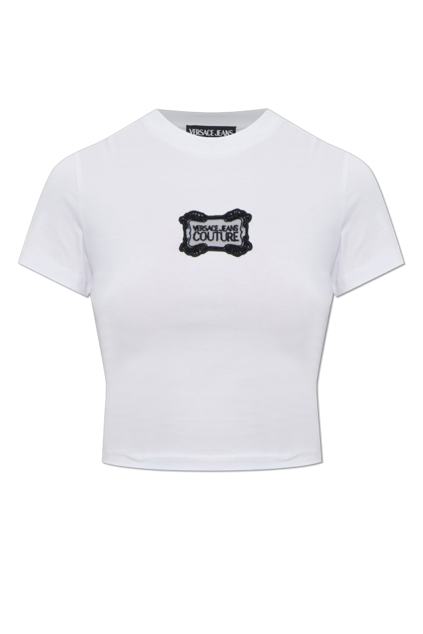 T-shirt with patch od Versace Jeans Couture
