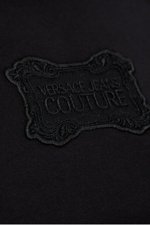 Versace Jeans Couture Camiseta con logo bordado