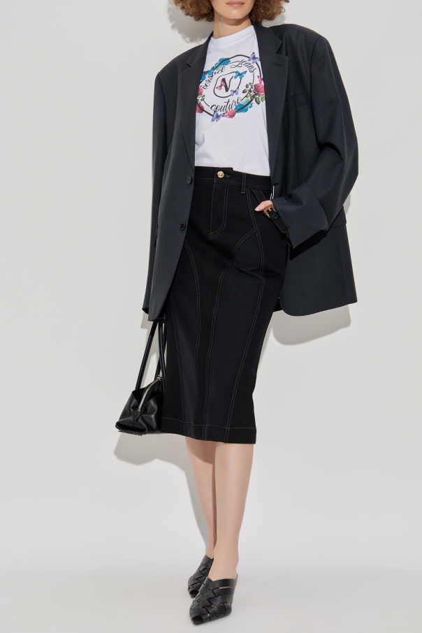 Versace Jeans Couture Camiseta con estampado colorido