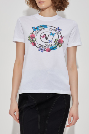 Versace Jeans Couture Camiseta con estampado colorido