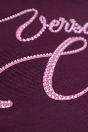 Versace Jeans Couture T-Shirt mit glänzenden Applikationen