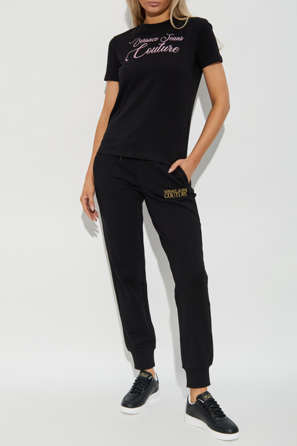 Versace Jeans Couture T-shirt with shimmering sequins