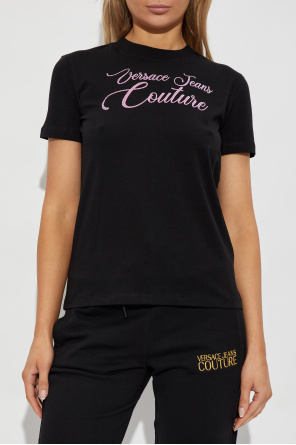 Versace Jeans Couture T-shirt with shimmering sequins