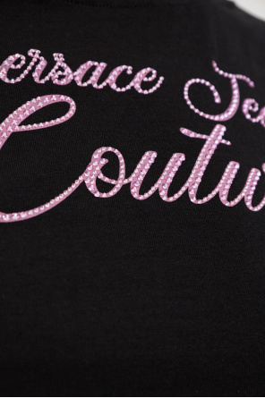 Versace Jeans Couture T-shirt with shimmering sequins