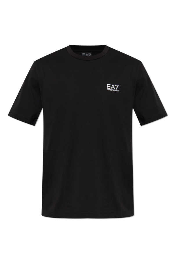 EA7 Emporio Armani T-shirt z nadrukowanym logo