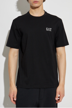 EA7 Emporio Armani T-shirt z nadrukowanym logo