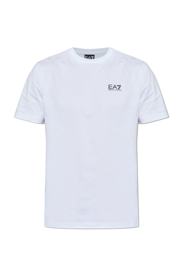 T-shirt with printed logo od EA7 Emporio Armani