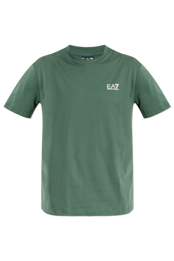 T-shirt with printed logo od EA7 Emporio Armani