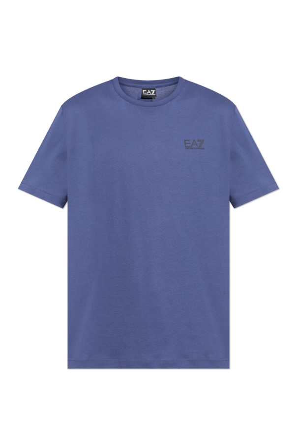 T-shirt with printed logo od EA7 Emporio Armani