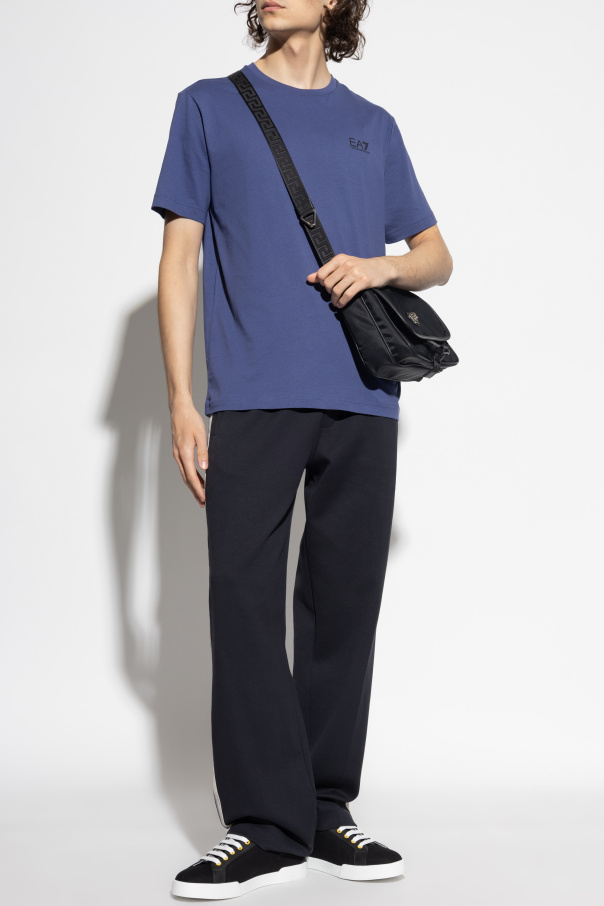 EA7 Emporio Armani T-Shirt mit aufgedrucktem Logo