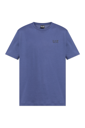T-shirt with printed logo od EA7 Emporio Armani