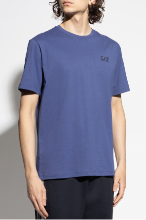 EA7 Emporio Armani T-Shirt mit aufgedrucktem Logo