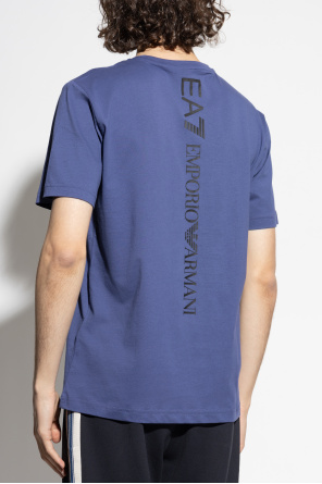 EA7 Emporio Armani T-Shirt mit aufgedrucktem Logo
