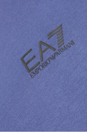 EA7 Emporio Armani T-Shirt mit aufgedrucktem Logo
