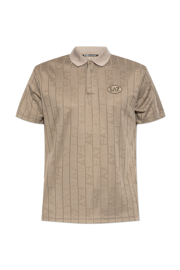 Monogram polo od EA7 Emporio Armani