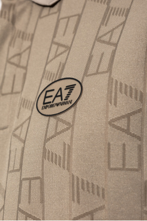 EA7 Emporio Armani Polo mit Monogramm