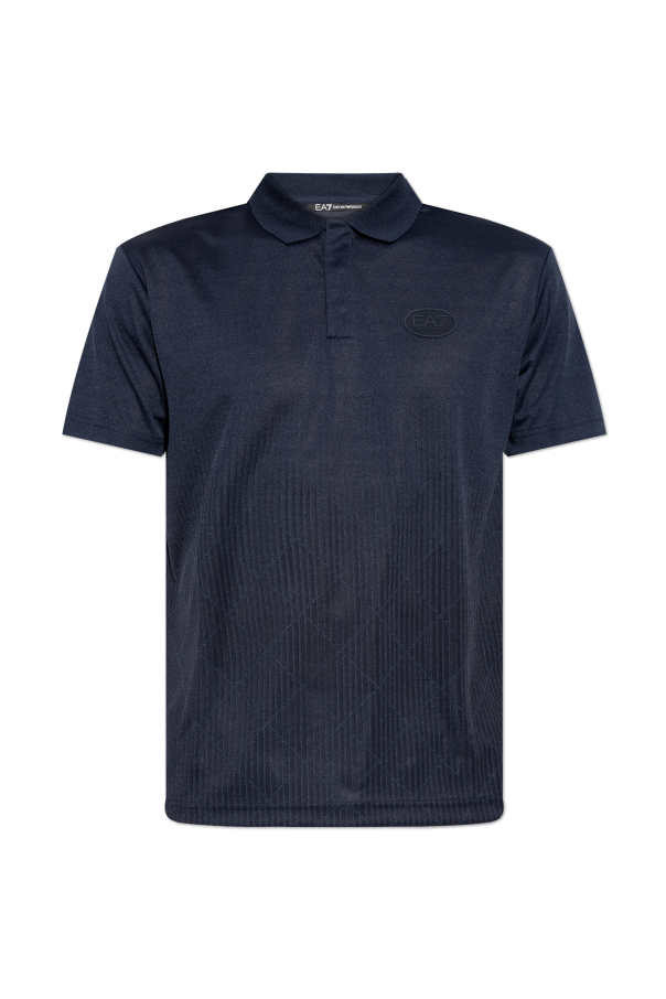 Polo with logo od EA7 Emporio Armani