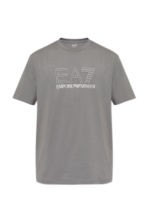T-shirt with printed logo