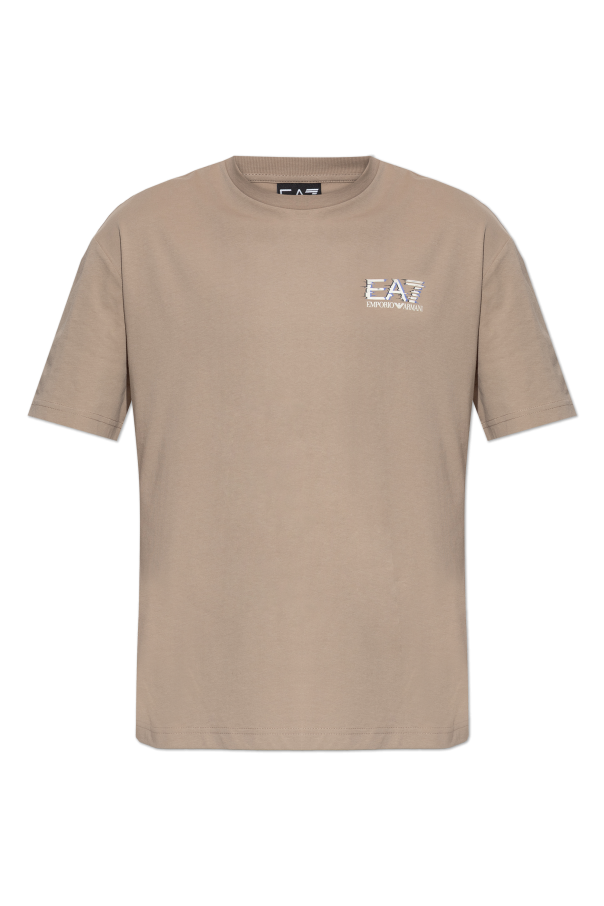 T-shirt with printed logo od EA7 Emporio Armani