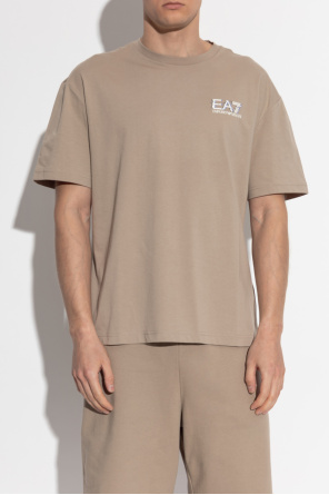 EA7 Emporio Armani T-Shirt mit aufgedrucktem Logo