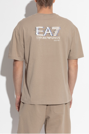 EA7 Emporio Armani T-Shirt mit aufgedrucktem Logo