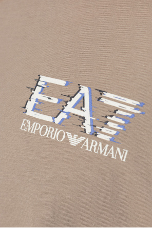 EA7 Emporio Armani T-Shirt mit aufgedrucktem Logo