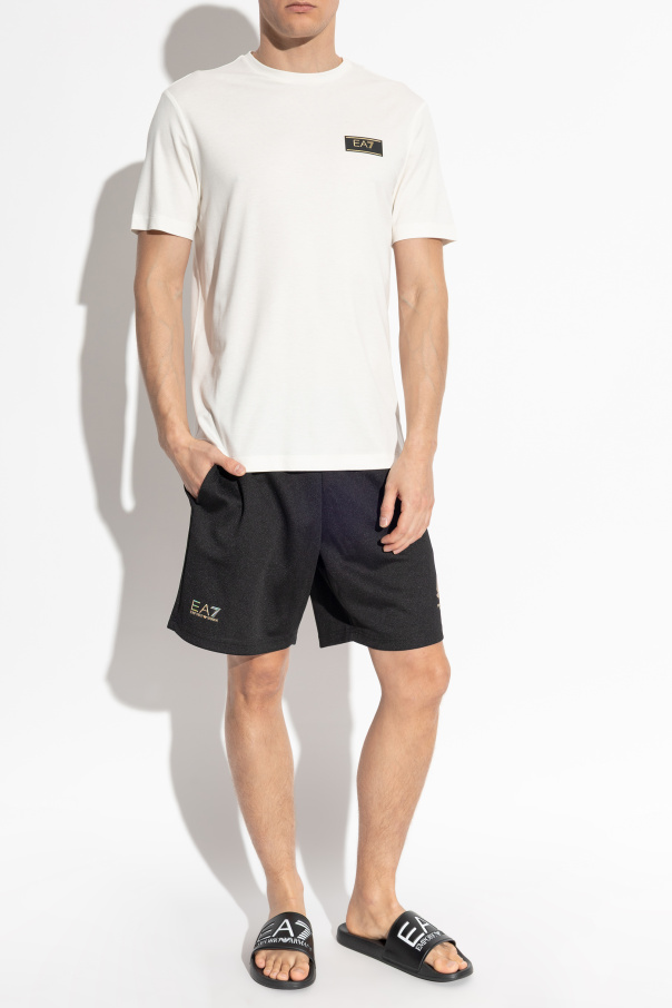 EA7 Emporio Armani Camiseta con parche con logo