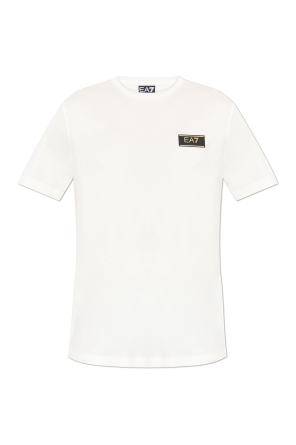 Camiseta con parche con logo