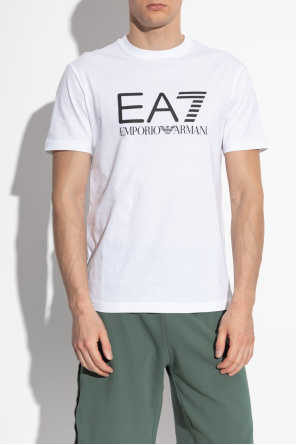 EA7 Emporio Armani T-Shirt mit aufgedrucktem Logo