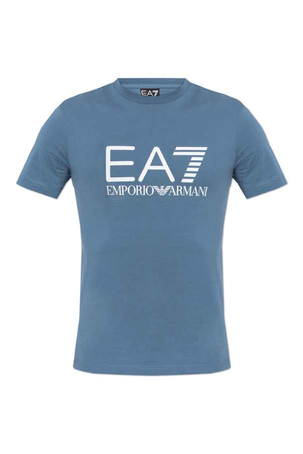 T-shirt with a printed logo od EA7 Emporio Armani