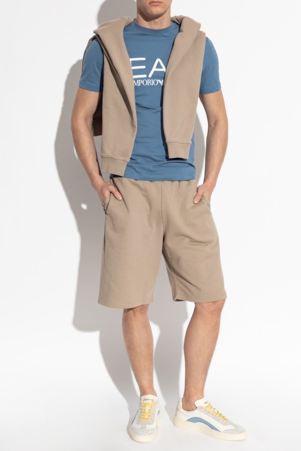 EA7 Emporio Armani T-Shirt mit aufgedrucktem Logo