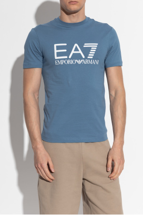 EA7 Emporio Armani T-Shirt mit aufgedrucktem Logo