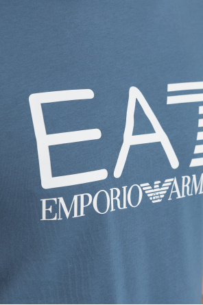 EA7 Emporio Armani T-Shirt mit aufgedrucktem Logo