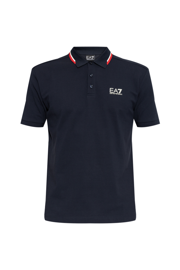 Polo with logo od EA7 Emporio Armani
