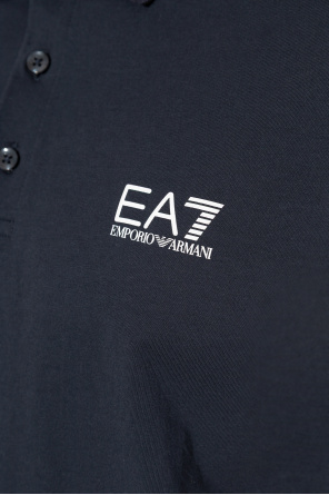 EA7 Emporio Armani Poloshirt mit aufgedrucktem Logo