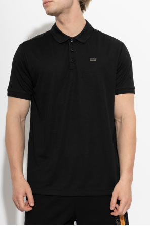 EA7 Emporio Armani Polo shirt with logo appliqué