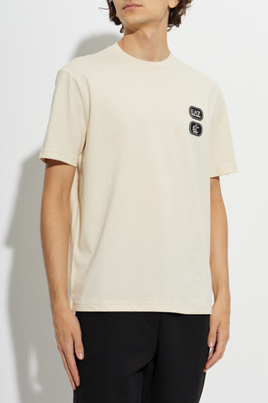 EA7 Emporio Armani T-shirt with patches and print