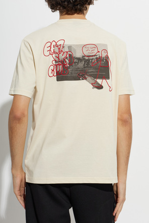 EA7 Emporio Armani T-shirt with patches and print