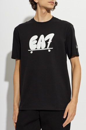 EA7 Emporio Armani T-shirt z nadrukiem