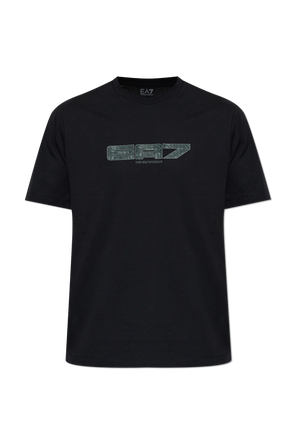 EA7 Emporio Armani Black Logo T-Shirt