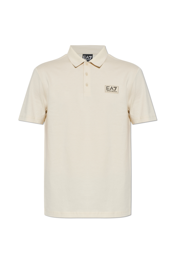 Polo shirt with logo patch od EA7 Emporio Armani